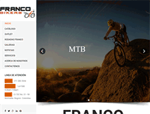 Tablet Screenshot of francobikers.com